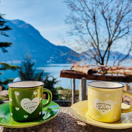 La Castignola Con Vista Lago Di Lugano E Giardino Condiviso Apartment Exterior photo