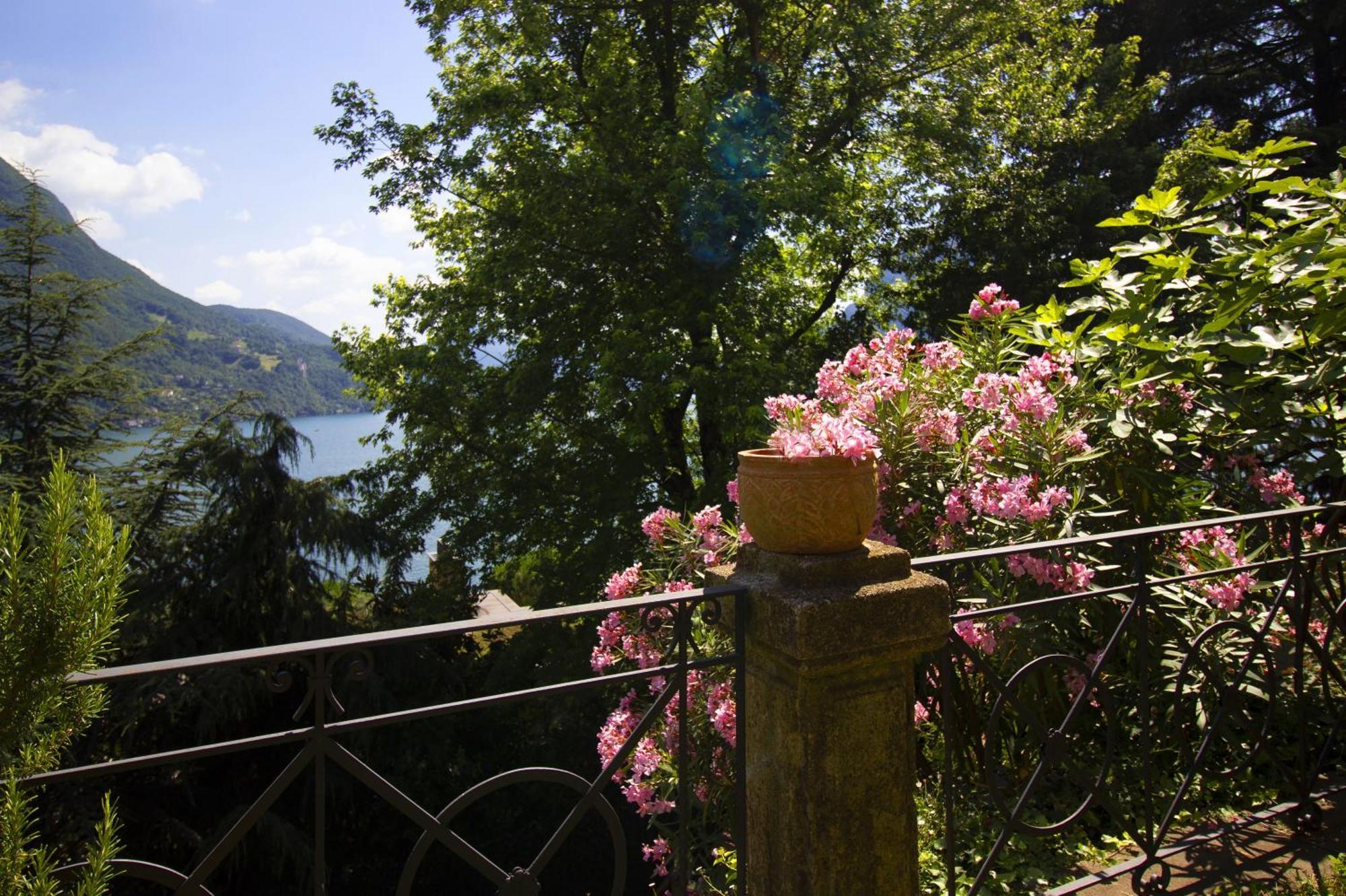 La Castignola Con Vista Lago Di Lugano E Giardino Condiviso Apartment Exterior photo